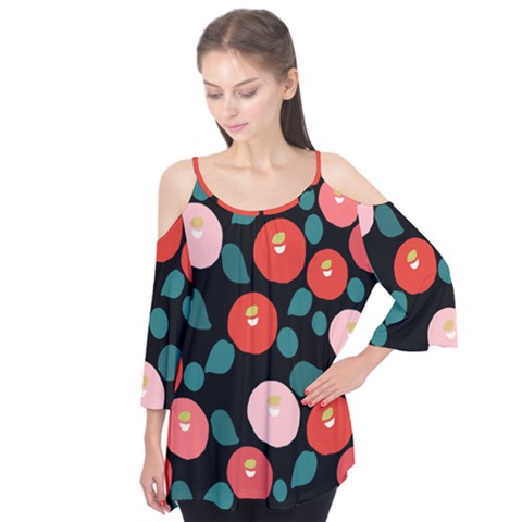 Candy Sugar Red Pink Blue Black Circle Flutter Tees by Mariart