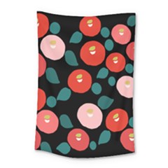 Candy Sugar Red Pink Blue Black Circle Small Tapestry by Mariart