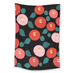 Candy Sugar Red Pink Blue Black Circle Large Tapestry by Mariart