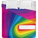 Circle Rainbow Color Hole Rasta Waves Duvet Cover Double Side (King Size) View2