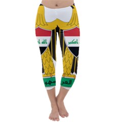 Coat Of Arms Of Iraq  Capri Winter Leggings  by abbeyz71