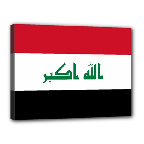 Flag Of Iraq Canvas 16  X 12  by abbeyz71