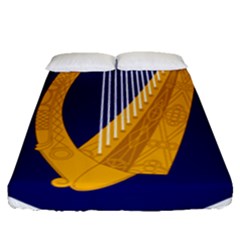 Coat Of Arms Of Ireland Fitted Sheet (queen Size) by abbeyz71