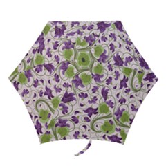 Flower Sakura Star Purple Green Leaf Mini Folding Umbrellas