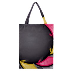Hole Circle Line Red Yellow Black Gray Classic Tote Bag by Mariart