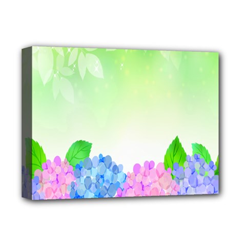 Fruit Flower Leaf Deluxe Canvas 16  X 12   by Mariart