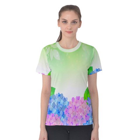Fruit Flower Leaf Women s Cotton Tee by Mariart