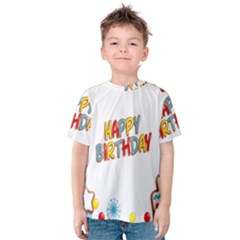 Happy Birthday Kids  Cotton Tee