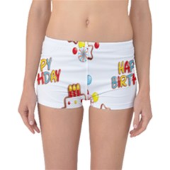 Happy Birthday Boyleg Bikini Bottoms by Mariart