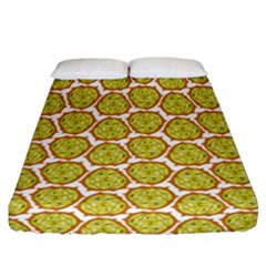 Horned Melon Green Fruit Fitted Sheet (california King Size) by Mariart