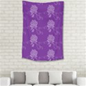 Purple Flower Rose Sunflower Small Tapestry View2