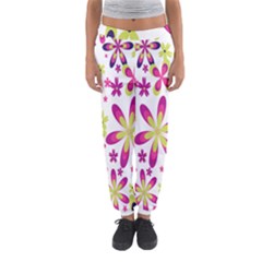 Star Flower Purple Pink Women s Jogger Sweatpants