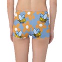 Wasp Bee Honey Flower Floral Star Orange Yellow Gray Boyleg Bikini Bottoms View2