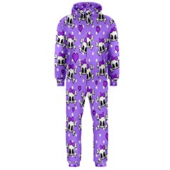 Cute skulls  Hooded Jumpsuit (Men) 