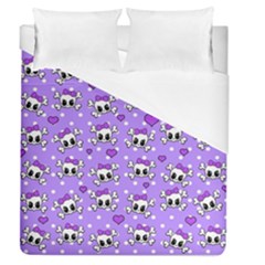 Cute skulls  Duvet Cover (Queen Size)