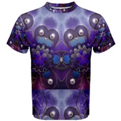 Pearls On Lavender Men s Cotton Tee