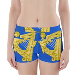 Coat Of Arms Of Ireland, 17th Century To The Foundation Of Irish Free State Boyleg Bikini Wrap Bottoms by abbeyz71