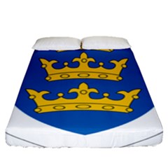 Lordship Of Ireland Coat Of Arms, 1177-1542 Fitted Sheet (queen Size) by abbeyz71