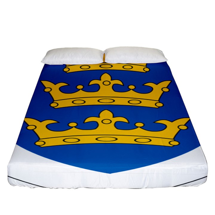 Lordship of Ireland Coat of Arms, 1177-1542 Fitted Sheet (King Size)