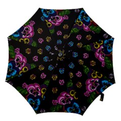 Floral Rhapsody Pt 1 Hook Handle Umbrellas (large) by dawnsiegler