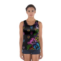 Floral Rhapsody Pt 1 Women s Sport Tank Top 