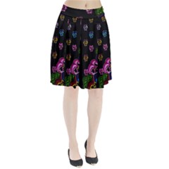 Floral Rhapsody Pt 1 Pleated Skirt by dawnsiegler