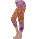 Floral Sphere Capri Winter Leggings  View2