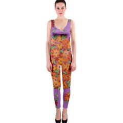 Floral Sphere Onepiece Catsuit by dawnsiegler