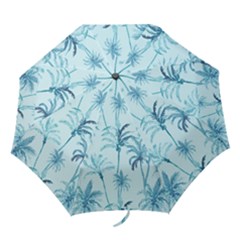 Watercolor Palms Pattern  Folding Umbrellas by TastefulDesigns