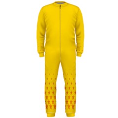 Yellow Star Light Space Onepiece Jumpsuit (men)  by Mariart