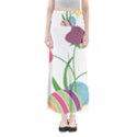 Eggs Three Tulips Flower Floral Rainbow Maxi Skirts View1