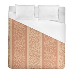 Flower Floral Leaf Frame Star Brown Duvet Cover (Full/ Double Size)