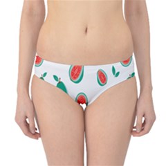Fruit Green Red Guavas Leaf Hipster Bikini Bottoms by Mariart