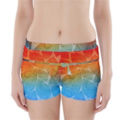 Leaf Color Sam Rainbow Boyleg Bikini Wrap Bottoms by Mariart