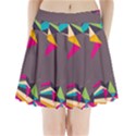Origami Bird Japans Papper Pleated Mini Skirt View1