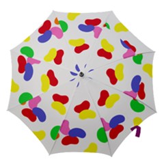 Seed Beans Color Rainbow Hook Handle Umbrellas (medium) by Mariart