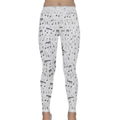 Musical Notes Song Classic Yoga Leggings by Mariart