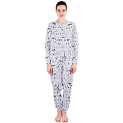 Musical Notes Song Onepiece Jumpsuit (ladies) 