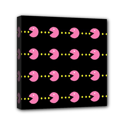 Wallpaper Pacman Texture Bright Surface Mini Canvas 6  X 6  by Mariart
