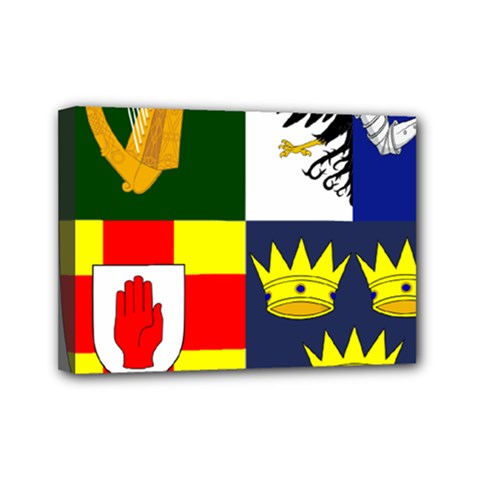 Arms of Four Provinces of Ireland  Mini Canvas 7  x 5 