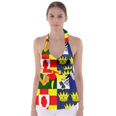 Arms of Four Provinces of Ireland  Babydoll Tankini Top
