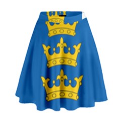 Banner Of Lordship Of Ireland (1177-1542) High Waist Skirt by abbeyz71