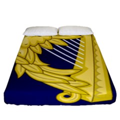 Royal Standard Of Ireland (1542-1801) Fitted Sheet (queen Size) by abbeyz71