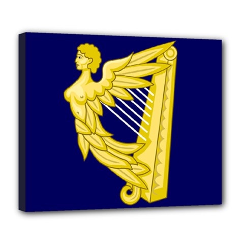 Royal Standard Of Ireland (1542-1801) Deluxe Canvas 24  X 20   by abbeyz71