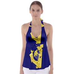 Royal Standard Of Ireland (1542-1801) Babydoll Tankini Top by abbeyz71