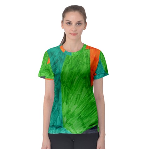 Zig Zag Women s Sport Mesh Tee by arash1