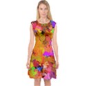 Colorful shapes             Capsleeve Midi Dress View1