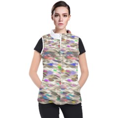 Colorful Watercolors     Women s Puffer Vest by LalyLauraFLM