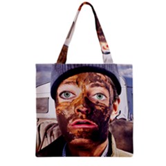 Shitfaced Grocery Tote Bag by RakeClag
