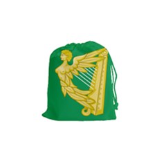 The Green Harp Flag Of Ireland (1642-1916) Drawstring Pouches (small)  by abbeyz71